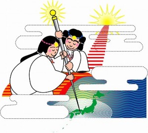 イザナギ・イザナミの国生み