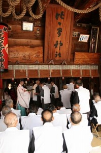 １０時祭典（玉串拝礼）