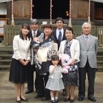 初宮参り　おめでとうございます