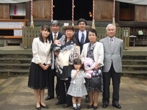 25.5.11 初宮参り おめでとうございます