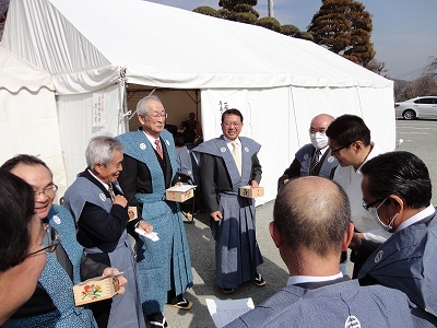 各自治会長との打ち合わせ