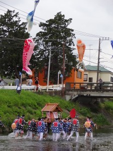 金目川で禊（みそぎ）
