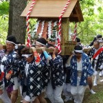 神揃山の険しい三之宮道