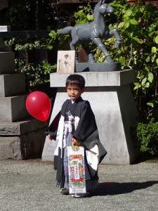 七五三参り　おめでとうございます