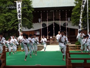 「日本国際空手協会同志會赤龍」演武