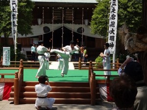 「日本国際空手協会同志會赤龍」演武