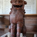 備前焼きの狛犬