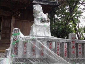 玉垣工事（八剱神社）