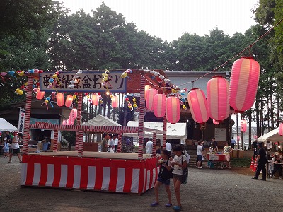 串橋納涼盆踊り　（雷電神社）