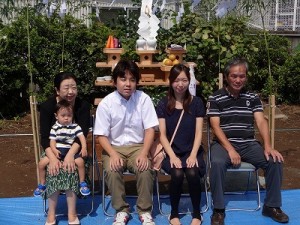 地鎮祭　おめでとうございます