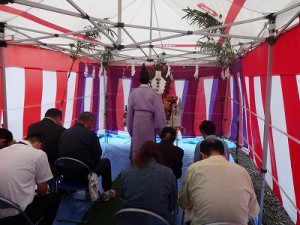 長屋住宅新築工事地鎮祭　