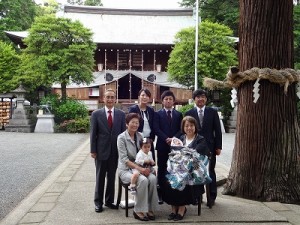 初宮参り　おめでとうございます