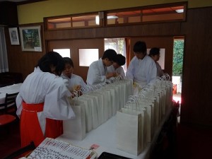 撤下品（てっかひん）の準備