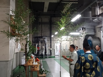 ボイラー火入式