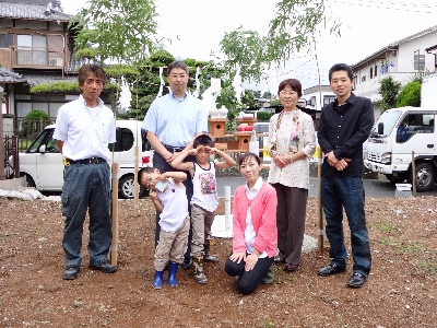 地鎮祭　おめでとうございます