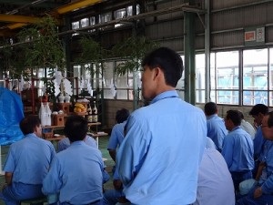 解体工事安全祈願祭