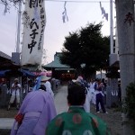 動座祭　お宮に参進