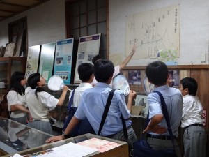 郷土博物館での学習