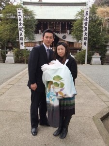 初宮参り　おめでとうございます