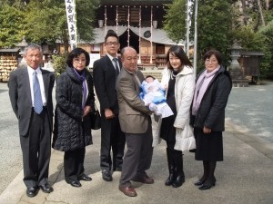 初宮参り　おめでとうございます