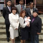 初宮参り　おめでとうございます