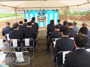 スーパー新築工事地鎮祭