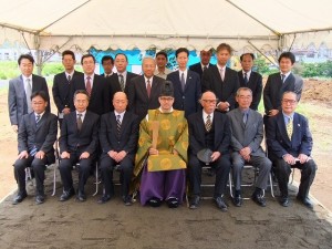 地鎮祭を終えて　　おめでとうございます