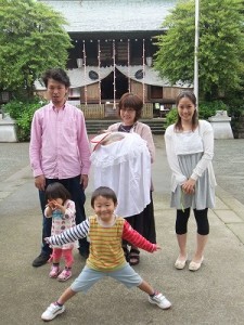 初宮参り　おめでとうございます