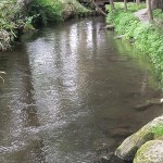 河童伝説のカッパ淵