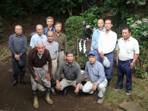 ②邸内池における水神祭