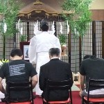 社務所に於ける五年祭