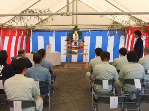 研究開発施設の地鎮祭
