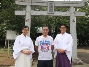 学区内神社参拝　木下神社　　１４日