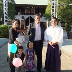 初宮参り　おめでとうございます