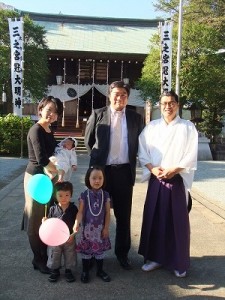 初宮参り　おめでとうございます