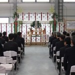住宅部材製造工場　竣工式