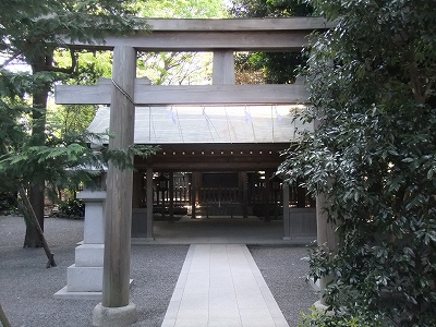 國學院大學神殿　心が落ち着く場所です