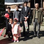 七五三参り　おめでとうございます