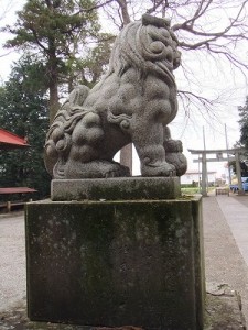 南金目神社の狛犬