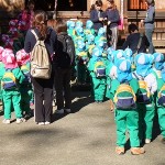 山王幼稚園の園児　年少さん