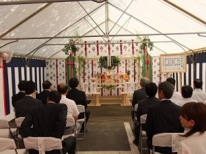 地鎮祭　おめでとうございます