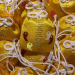 黄色い巾着型の七五三守