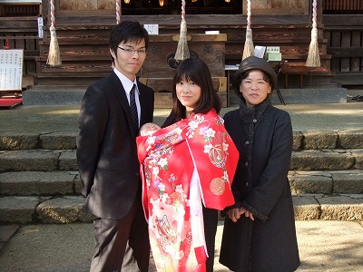 お宮参り　　おめでとうございます