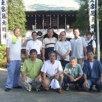 清掃奉仕を終えて