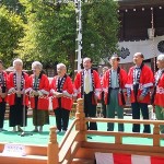 日本民謡の発表　民謡繁和会