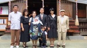 初宮参り　おめでとうございます