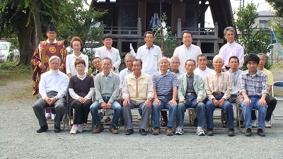 五霊神社　例祭後に