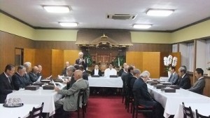 直会前の会長挨拶