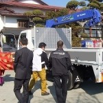 大型ユニック車のお祓い