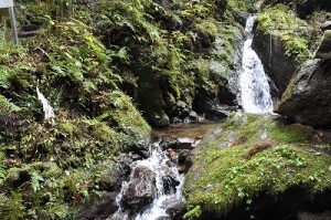 沢山の三段の滝